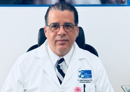 Dr. Josu00e9 Ramu00edrez Feliz, Director Mu00e9dico Instituto Oncologu00eda dr. Heriberto Pieter