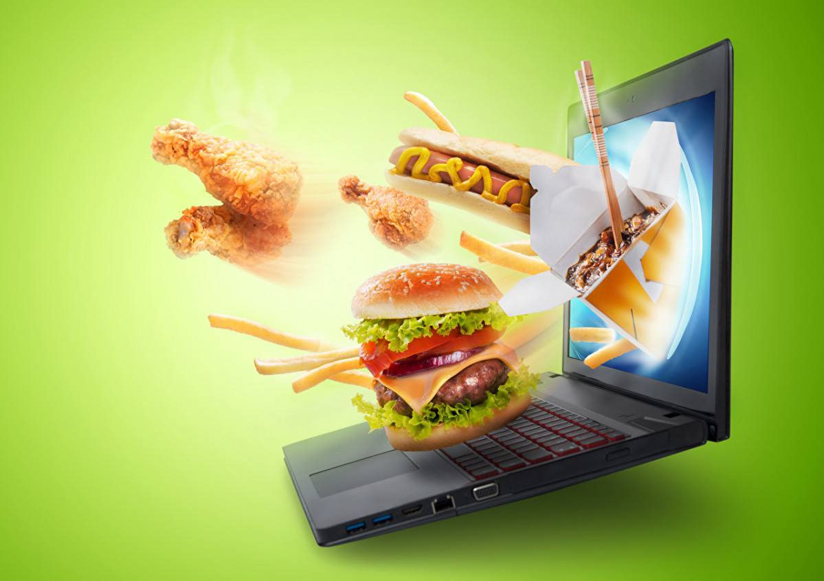 Fast food Hamburger Hot dog Colored background 523442 1280x902