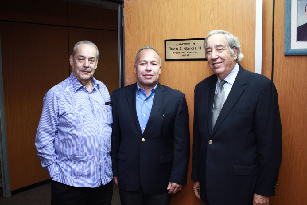 Carlos E. Leroux De Moya, Henry H. Suu00e1rez y Pedro Garcu00eda Troncoso