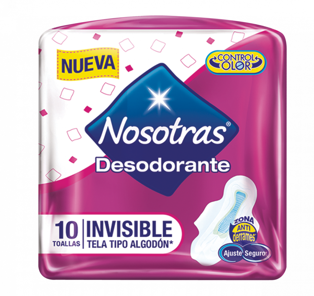 Nueva Nosotras Invisible desodorante inv