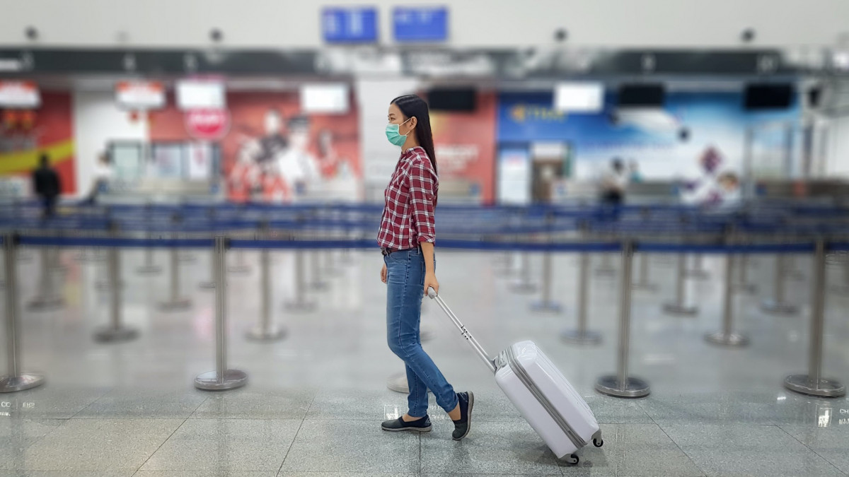 Asian woman traveling scaled