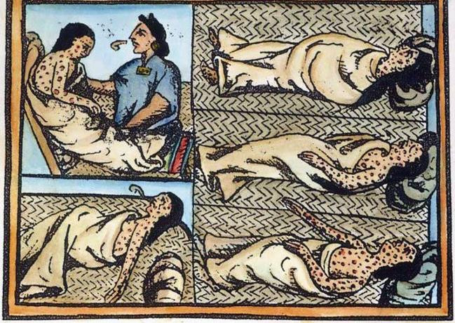 La epidemia de viruela que colapso al imperio azteca y facilito la conquista