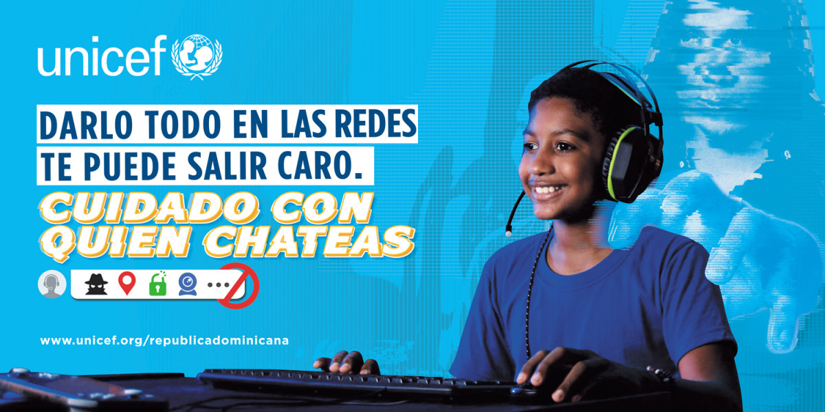 A UNICEF Cyberbullying niu00f1o Cierre 14x7 Low