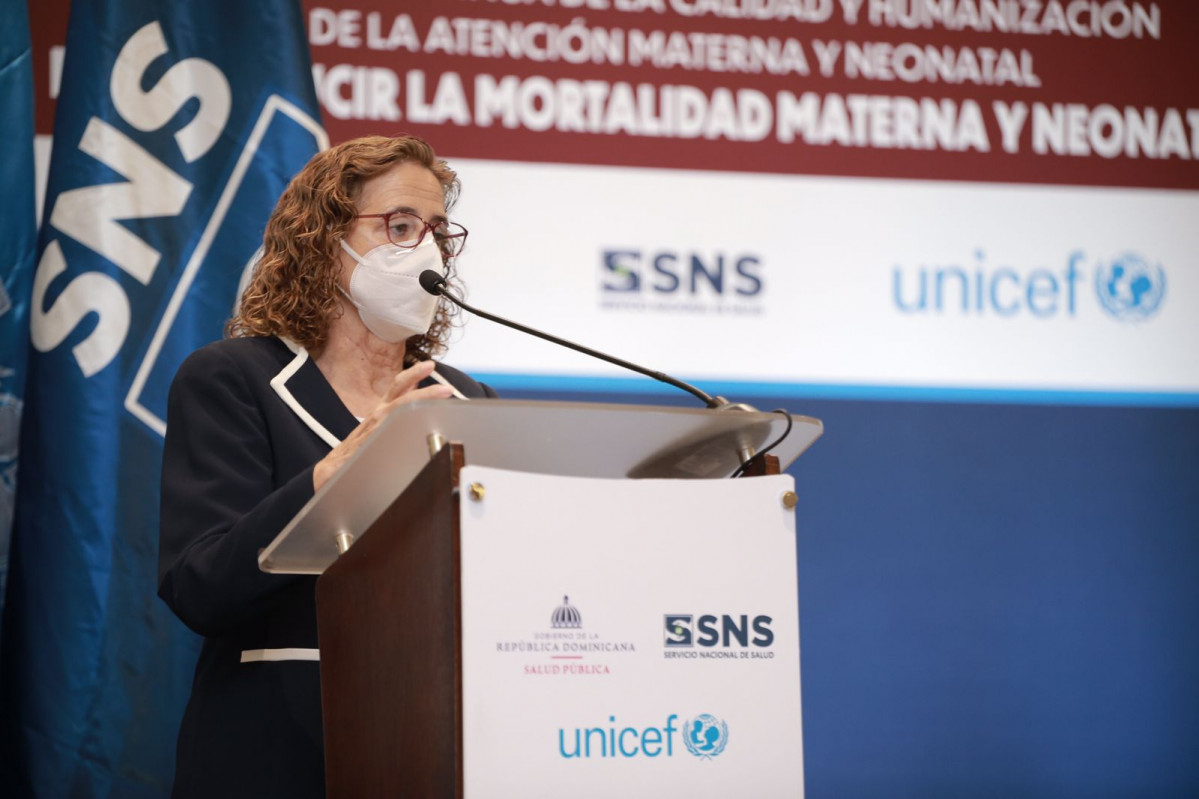 Rosa Elcarte representante de UNICEF