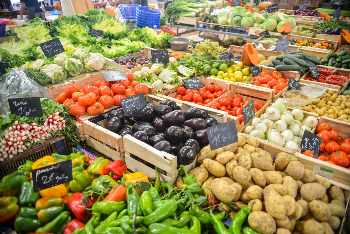 Food healthy vegetables potatoes