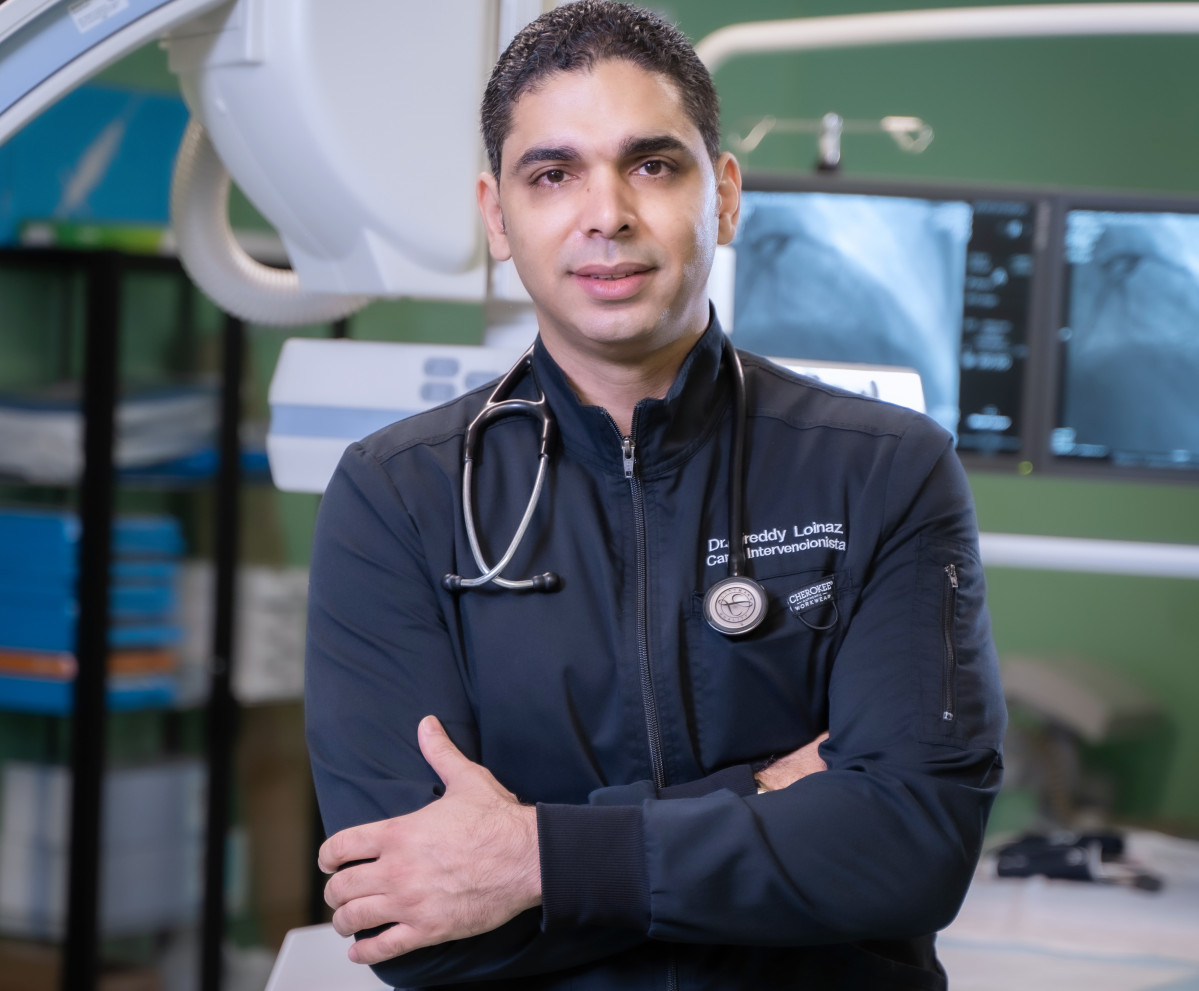 Doctor Freddy Loinaz, especialista en Cardiología Intervencionista y Hemodinamia A