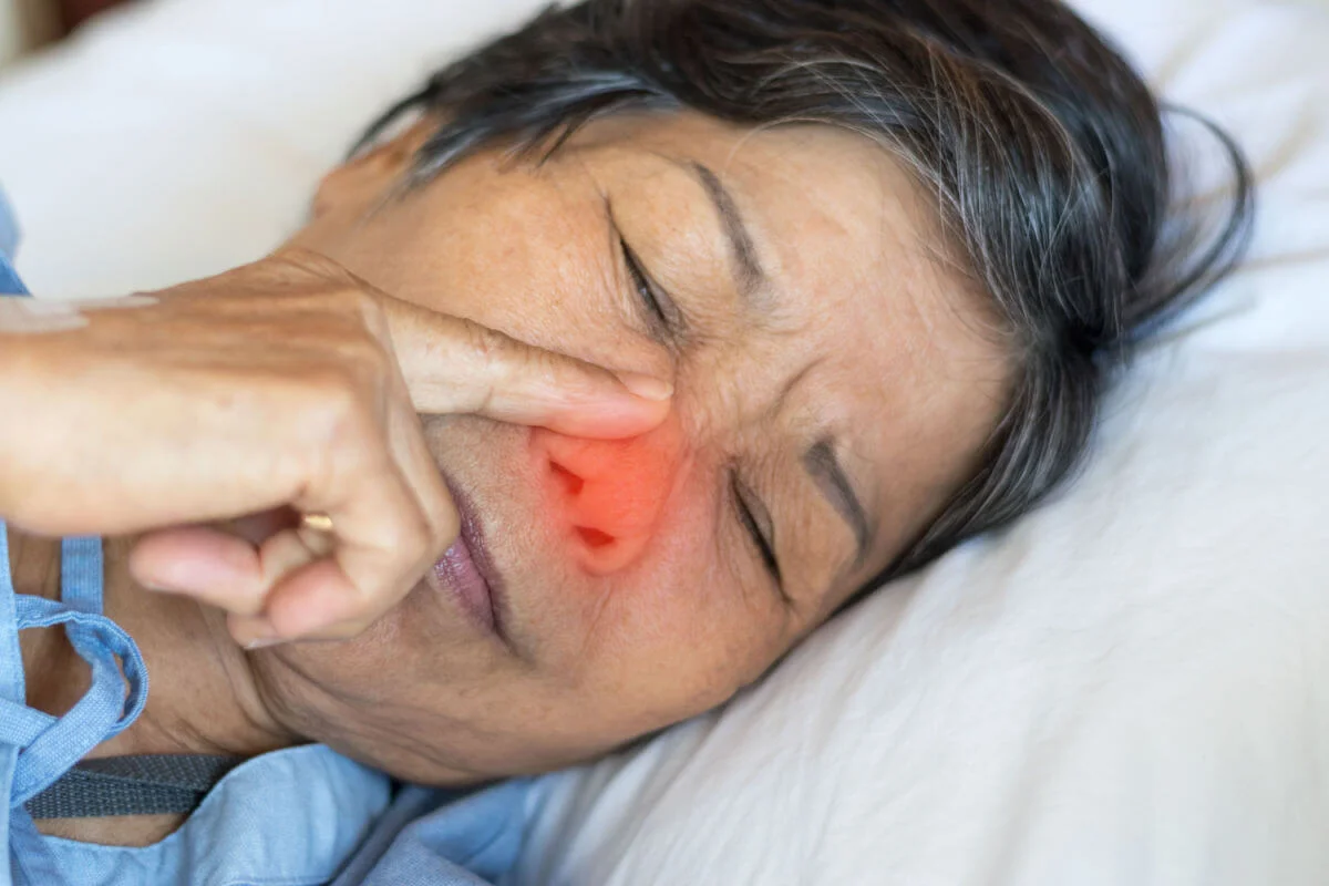 Persona con congestion nasal