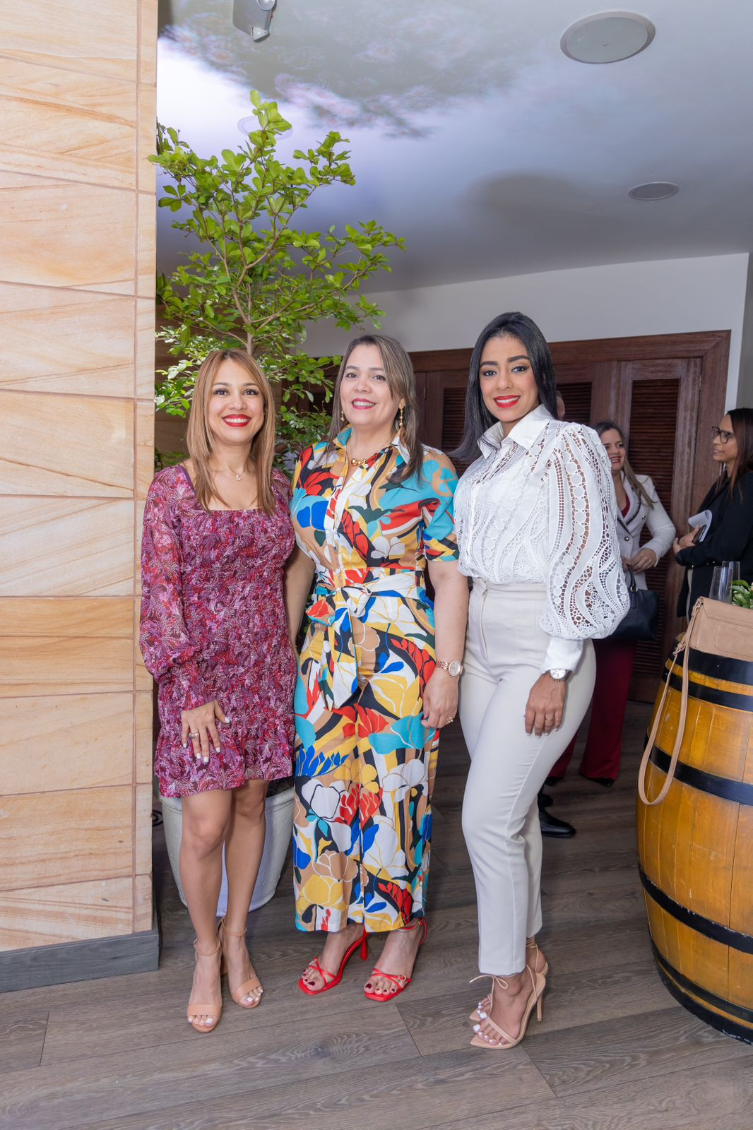 Geormari Peña, Mayerlin Rodríguez y Valerie Suriel