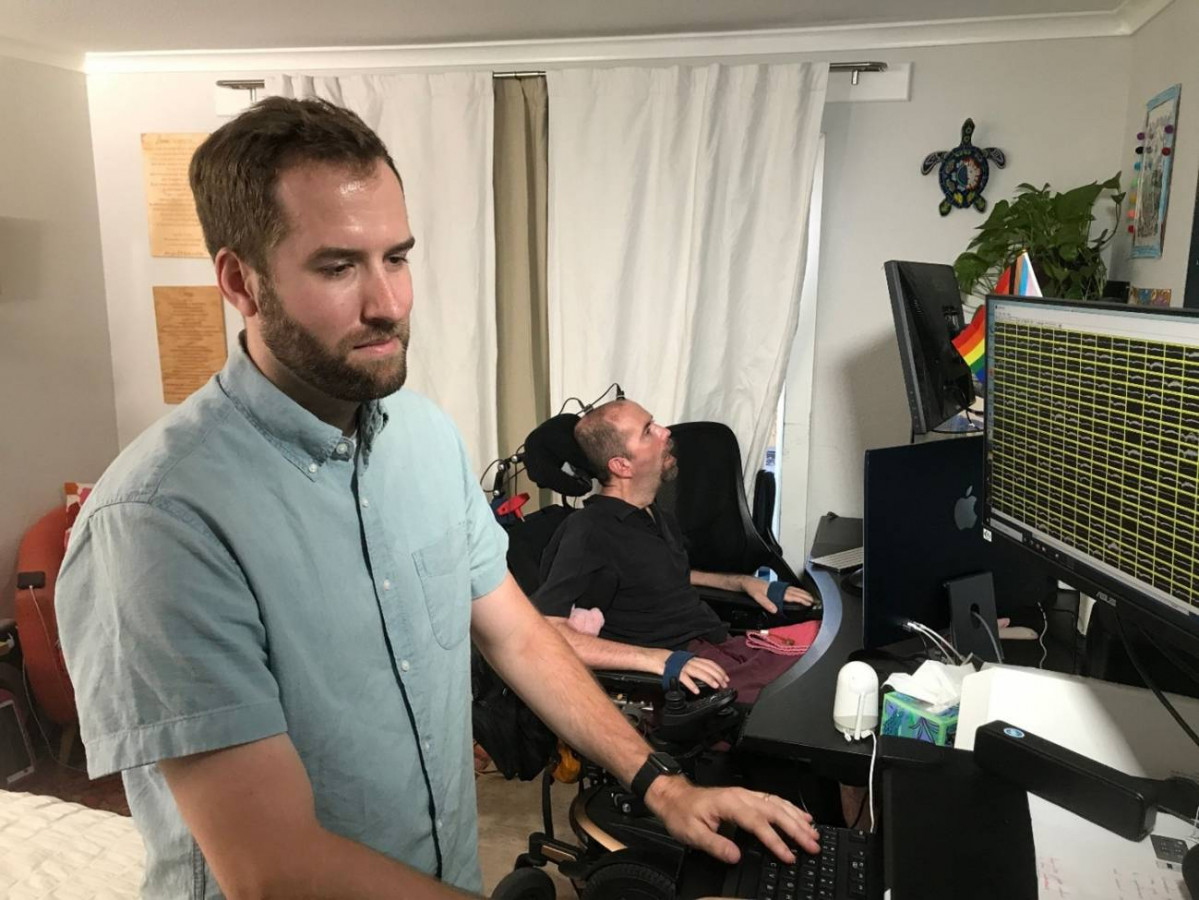 Nick with Casey