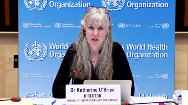 Kate O'Brien, directora del Departamento de Inmunizaciu00f3n de la OMS(1)