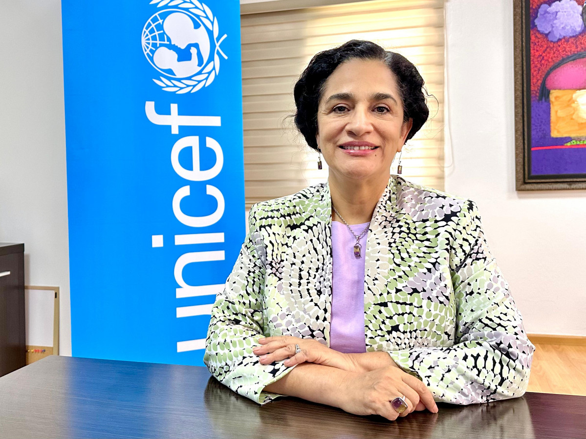 Anyoli Sanabria, representante adjunta de UNICEF RD