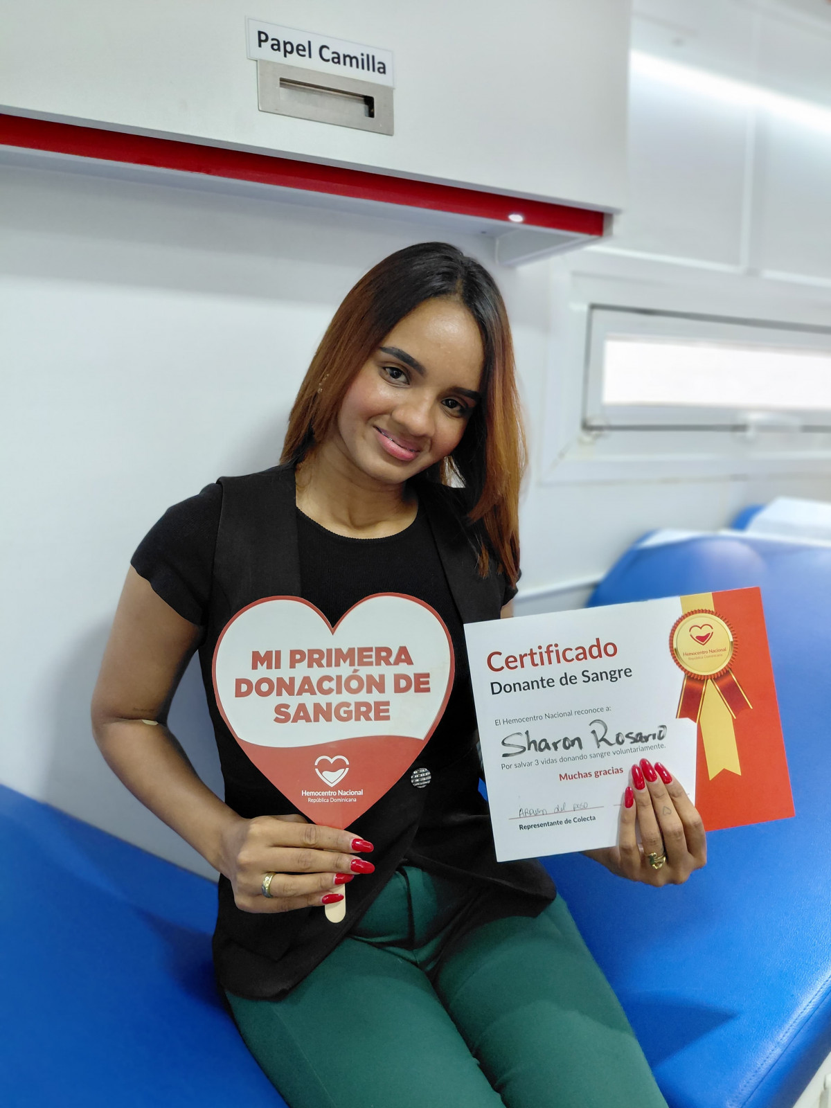Sharon Rosario Frias, colaboradora de MAPFRE