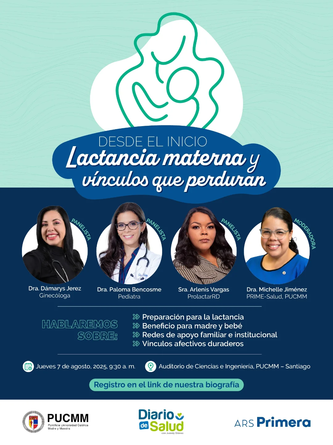 Acompáñanos en este conversatorio donde hablaremos sobre la preparación para la lactancia, los